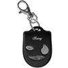Dieffematic SWING-C Radiocomando Copiatore Codice Fisso - Trasmettitore 433.92 MHz per Automatismi Cancelli Garage - 2 Tasti, Nero con Tasti Cromati