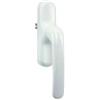 effedielle Maniglia Cremonese finitura bianco RAL 9010 per anta ribalta finestra Giesse 1039-Martellina PRIMA per infissi in alluminio.Cremonese ambidestra per l'azionamento dei meccanismi GIESSE