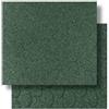 KOBEL N. 1 scatola di 4 Piastrelle in gomma anticaduta cm 50x50, cm. 2,5 (Totali mq. 1), colore VERDE. Pavimento tappeto parco giochi, palestre. Piastrella gomma antitrauma, antishock CERTIFICATA