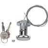 HEIBTENY Kit di sblocco di emergenza, chiusura rapida per porte del garage, kit di sblocco di emergenza, apriporta del garage, serratura a sgancio rapido, serratura a chiave separata