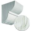 Eleni Wood - EW016 - Mensola per trave decorativa in finto legno, in poliuretano leggero e resistente, personalizzabile in 10 colori, fissaggio con colla. (Bianco 00)