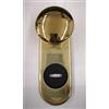 SECUREMME KIT RIVA SECUREMME PLACCA+POMOLO DIAMETRO 65 mm. IN OTTONE LUCIDO SINGOLA PER PORTA BLINDATA Q8 FORO DOPPIA MAPPA PZ 1