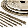 STEIGNER Guarnizione a spazzola autoadesiva marrone 12 mm x 10 m - Guarnizione per finestre, porte e portefinestre - Isolamento acustico, protezione dal vento e dalla polvere