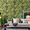 ZAHHYG Carta da Parati Adesiva Muro Uccello Pianta Verde Smeraldo Carta da Parati Moderna 3D Carta da Parati Adesiva Camera da Letto Carta Parati Soggiorno Wallpaper TV Sfondo Carta Parati53x500cm
