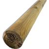SUNWOOD Palo tondo in Legno per Recinzione da 2 metri x Ø12 cm, in pino impregnato Classe IV, per staccionate fai da te