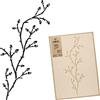 NAKLEO Stencil di Fiori per Pittura 59x95cm, Figa Salice Ramoscello Amento Modello per Pareti Grandi Dimensioni, Plastica e Riutilizzabile Fai Da Te Artigianato Decorazioni Casa, Muro Legno Tessuto