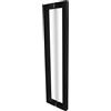 Oppali Nero Acciaio Inossidabile Materiale di alta qualità Quadrato Maniglia per Porta Entrata Art.525 | Quadrato T-Bar | 120cm Lunghezza totale