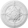 DECOSA Rosone Elena, bianco, 1 pezzo da Ø 62,5 cm, rosetta in stucco in polistirolo, rosetta da soffitto personalizzabile