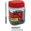 nextradeitalia CF TASSELLO NYLON SX 8S PLUS VITE TSP PROPACK FISCHER CF=PZ 120 + 1 PUNTA SDS PLUS MM 8
