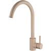 LAKKOAKOAA Rubinetto Cucina Rubinetto Lavello, Stile Moderno Girevole A 360 ° Monocomando Acciaio Inossidabile Miscelatore Cucina Con Regolazione Caldo E Freddo, Rubinetto Lavello Cucina, Avena