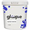 GLOUPIE SUPER WHITE Pittura Lavabile Acrilica Super Coprente Per Pareti Interne Ed Esterne, 5 Litri, Bianco, Made In Italy