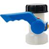 Lioaeust Valvola a falda per contenitore IBC, S60 x 6 mm, valvola di ricambio in plastica, valvola di ventilazione IBC DN40 (62 mm)