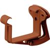 INEFA Staffa per grondaia regolabile, grondaia a scatola 68mm, marrone supporto per grondaia, accessori per grondaie pvc, montaggio facile, Made in Germany