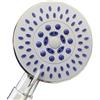 Rebeca Shop, Soffione Doccia Multigetto con Getto Regolabile, Risparmio Acqua Mod: 16033, Grigio