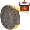 Xujuika Guarnizione Stufa A Pellet Autoadesiva, Guarnizione Stufa A Legna, Corda Per Sportello Stufa Pellet, Guarnizione Caminos Corda, Guarnizione Per Porta Stufa Per Stufe, Camini, Carbone