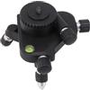 Hosrivae Staffa per misuratore di livello per autolivellante a 360 gradi con compatibilità a 12 linee, base di regolazione in lega di alluminio con filettatura maschio da 1/4 e filettatura femmina da 5/8