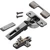 SOTECH 2 x Salice Cerniere a Scodellino Serie 700 Titanio Antracite con Ammortizzatore Integrato nella Scatolina 110° T48 Applicazione Angolare di SO-TECH®