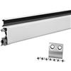 SOTECH Guarnizione automatica per porta avvitabile H15 (per larghezza porta max. 985 mm, accorciabile a 150 mm, DIN sinistra/destra, alluminio con gomma elastica) per un maggiore comfort ed efficienza