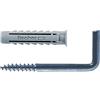 Fischer, Tasselli SX 4 G Silver con gancio appendi quadro