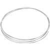 QUARKZMAN Tubo In Acciaio Inox A Spirale, 1/8 OD X 16 Piedi Tubo Industriale In Acciaio Inox 304, In Acciaio, Ton Silver