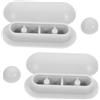 Veemoon Set 8 Pezzi Accessori Per Sedili Wc, Paracolpi e Distanziatori Per Copriwater Grigi, Supporto Stabile Antiscivolo Per Bagno Domestico, Facile Da Pulire e Resistente Agli Spostamenti