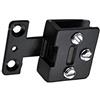 BE-TOOL - Cerniera a morsetto, in lega di zinco, per armadio, vetri, porte in vetro da 5-8 mm, colore: nero