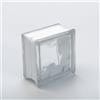 Fuchs Design Mattone di vetro base nuvola chiaro lucido 14,5x14,5x8 cm - 5 pezzi