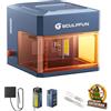 SCULPFUN iCube Ultra: laser a diodo da 12 W + laser a infrarossi da 1,2 W, incisore a doppio modulo laser, con fotocamera iCAM da 5 MP, macchina per incisione laser portatile per regali, festività