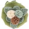 Mikikit 3pezzi Copertura Riutilizzabile Per Pomelli Forma Di Fiore Protezione Per Maniglie Armadi Design Decorativo e Anticollisione Facile Da Installare