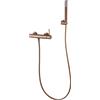 MICE COLLECTION IMEX BDM039-5ORC - Set da bagno in ottone serie MONZA oro rosa spazzolato-
