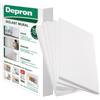 LoviStore Foglio in Polistirolo Depron, per Isolamento Termico e Acustico, 80x125 cm, Pannello Isolante in Polistirene Estruso XPS Alta Densità, Protezione Soffitto Pareti (6 mm, 20.0, pz)