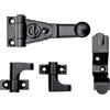 AERREGI Kit Base UNICA AGB per Spagnoletta a 1 o 2 Ante | Sistema di Chiusura per Infissi in Legno o Alluminio | Mod. 993| AERREGI (Base Ridotta 2 Ante)