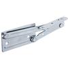 Gedotec panca cerniera console ribalta consolle ribaltabile panche in legno | pettorale senza molla | Acciaio zincato | 1 paio - accessori pettorali piastre seduta legno chiaro (sinistra + destra)