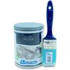 RENNER - RIO VERDE Kit Rio Verde Renner Floor Prestige 750ml + Pennello Waga Paint 50mm Vernice ad Alta Resistenza per Pavimenti (PIOMBO - RB 2370)