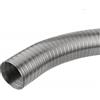 Prodmax Tubo corrugato flessibile, resistente agli acidi, in acciaio inox, flessibile V2A, tubo di scarico VA
