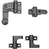 AERREGI Kit Base UNICA AGB per Spagnoletta a 1 o 2 Ante | Sistema di Chiusura per Infissi in Legno o Alluminio | Mod. 793 | AERREGI (Base Ridotta 1 Anta)