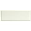 Generic TMALASER Porta di ispezione in metallo 100 x 60 cm in acciaio zincato - Sportello di ispezione bianco, 1000 x 600 mm, spinta per aprire/Klick-Klack, porta di ispezione per pareti in mattoni e