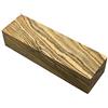 Xliji Selezione di legno da tornitura, per manici di coltelli, maniglie, progetti di lavorazione del legno,(127 mm x 40 mm x 25mm, legno a righe tigrate)