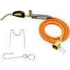 TALOEYH MAPP - Torcia a propano, testa a gas con tubo 1,2 m, innesco automatico, valvola accensione regolabile, punta ottone, interfaccia CGA600 riscaldamento, brasatura