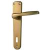 nextradeitalia 1PAIA MANIGLIA ALU CON PLACCA IN ALLUMINIO BRONZATO - mm.90