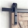 HOCONNIE 9FT/274cm Binario per Porta Scorrevole Kit Scorrevole per Porta Della Stalla per Singola Porta