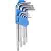 cyclingcolors 9PCS Set di Chiavi a TORX Dimensione T10 T15 T20 T25 T27 T30 T40 T45 T50 Acciaio Cr-V Strumento di Riparazione