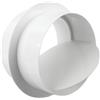 EpheyFIF Valvola di ritegno per tubo rotondo, valvola di ritegno per ventola in PVC, per valvola da bagno e cucina, aspiratore (120 mm)
