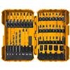 INGCO Set di punte per cacciavite a percussione 45 pezzi in custodia con punte per trapano HSS, dadi magnetici, supporto per punte per cacciavite AKDL24502