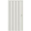 ESTO Porta a Soffietto da Interno 84 x 215 cm Misura, Economy, Premium, Deluxe quality, Porta Scorrevole 10 Colori diversi Bianco, Noce, Legno Scuro e Chiaro (Premium, Bianco Venato)