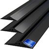 Dq-pp | Guarnizione Soglia Garage | 1,5m | 21mm x 115mm | nero | Sigillatura per pavimenti | Soglia in gomma EPDM | 2,1cm x 11,5cm