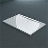 doporro Piatto Doccia Rettangolare 75x80x4cm in Acrilico Bianco, Antiscivolo e Ultrasottile, con Piletta di Scarico Inclusa - Mod. Lucia02AR (AL02)