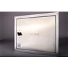 UTILFER Sportello in Acciaio ZINCATO per Contatore Acqua - Cm 35 x 45