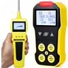 FORENSICS DETECTORS FD Rilevatore 4 Gas + Pompa | O2, CO, H2S, LEL | Ricarica USB | Allarmi Sonori, Luminosi e a Vibrazione | Ampio Display con Retroilluminazione |