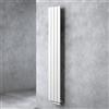 doporro Radiatore Verticale da Bagno 180x31cm, Radiatore a Pannello Termoarredo da Parete e Pavimento in Acciaio, Bianco